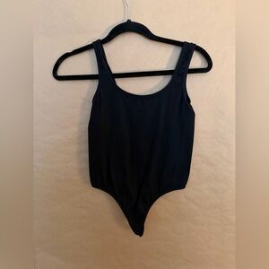 Colsie Black Ribbed Top